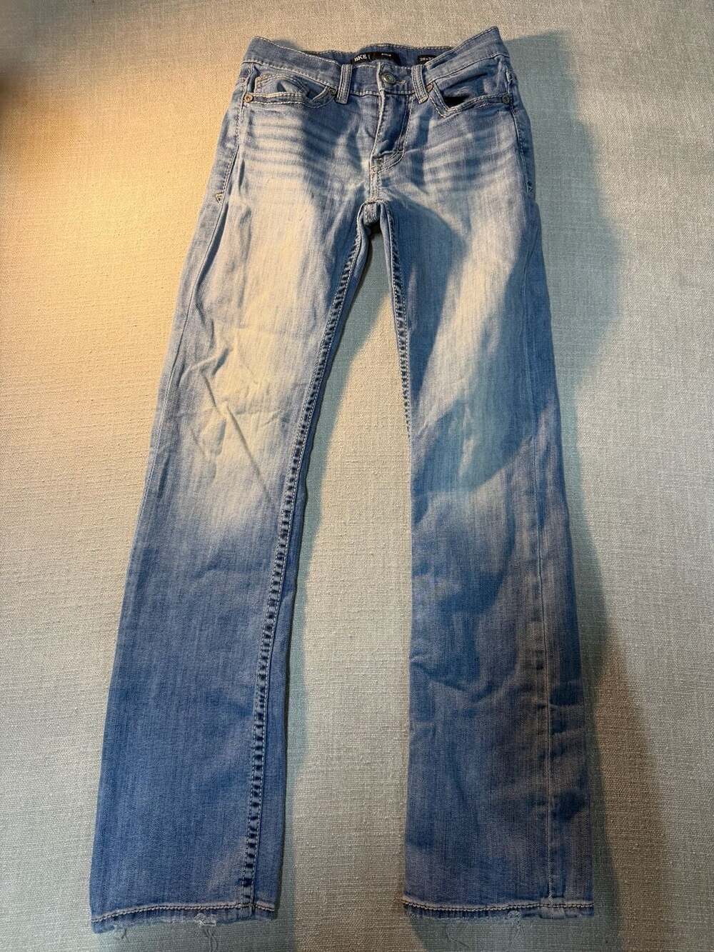 BKE Aiden Light Wash Straight Leg Jeans